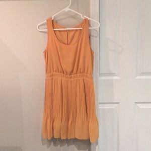 Golden yellow BCBG dress